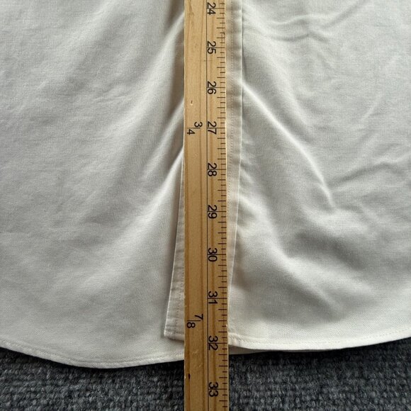 Brooks Brothers Oxford OCBD Cotton Non-Iron XL Button-Down White Shirt Solid Men - Picture 6 of 16